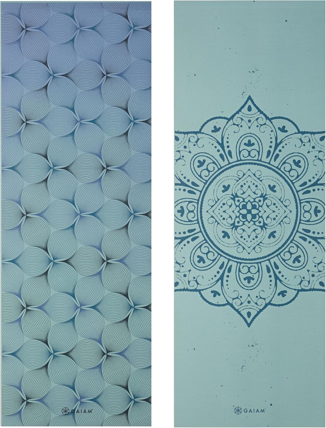 image:imageGaiam Yoga Mat  Premium 6mm Print Reversible Extra Thick Non Slip Exercise amp Fitness Mat for All Types of Yoga Pilates amp Floor Workouts 68 x 24 x 6mm ThickMandala Trance