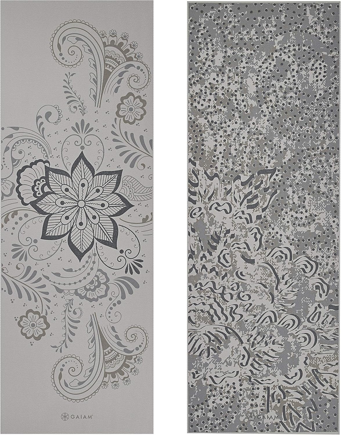 image:imageGaiam Yoga Mat Premium Print Reversible Extra Thick Non Slip Exercise amp Fitness Mat for All Types of Yoga Pilates amp Floor Workouts Celestial Dove 6mm