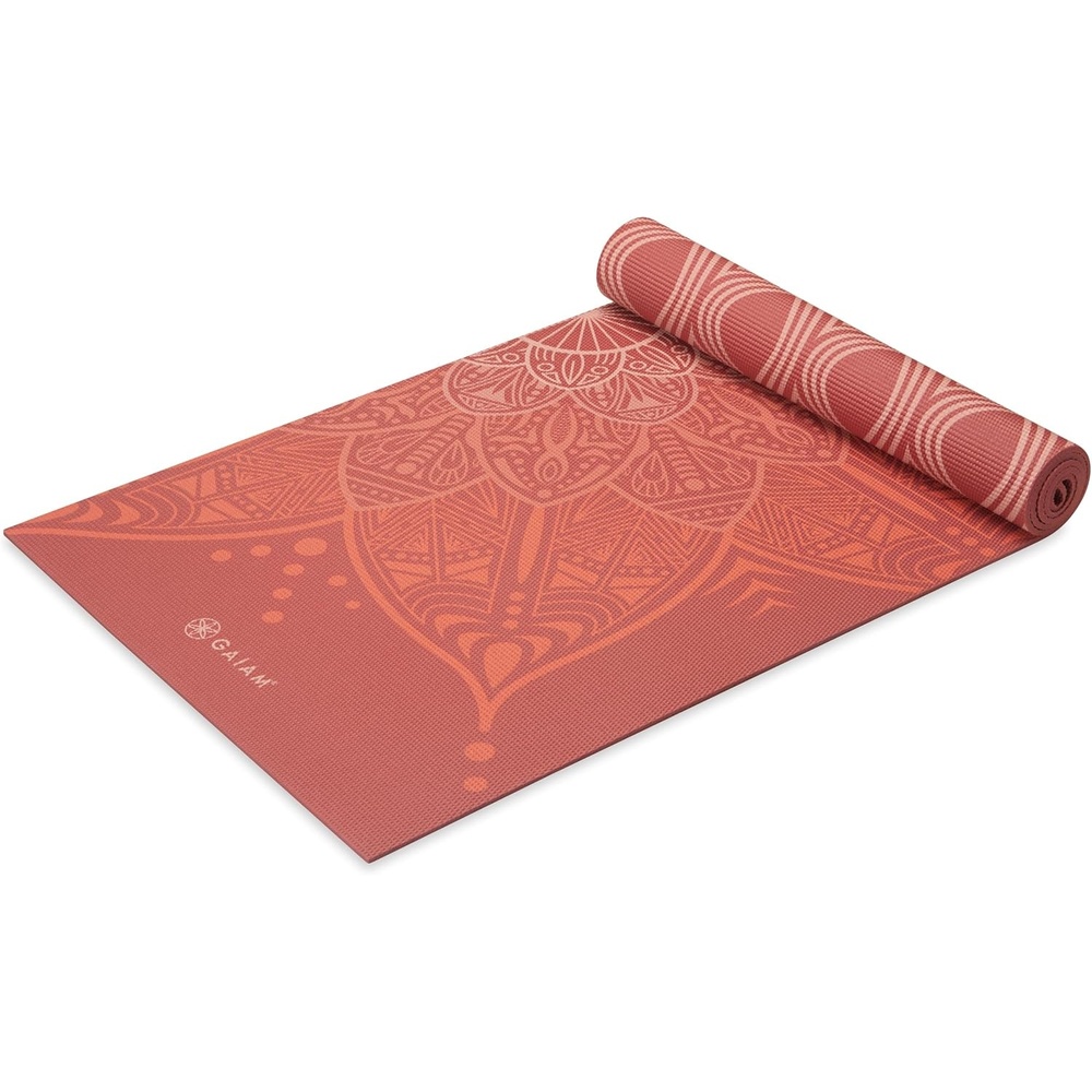 image:imageGaiam Yoga Mat  Premium 6mm Print Reversible Extra Thick Non Slip Exercise amp Fitness Mat for All Types of Yoga Pilates amp Floor Workouts 68 x 24 x 6mm ThickChanging Petals