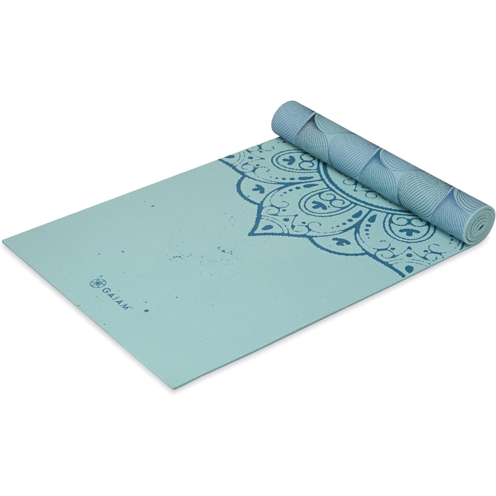 image:imageGaiam Yoga Mat  Premium 6mm Print Reversible Extra Thick Non Slip Exercise amp Fitness Mat for All Types of Yoga Pilates amp Floor Workouts 68 x 24 x 6mm ThickMandala Trance