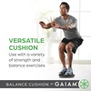 image:imageGaiam Balance Disc Wobble Cushion 16 Core Stability Seat  16 Diameter  Home amp Office Chair Use  Kids Wiggle Seat  Core Stability Training  NonSlip BaseBlack Cushion