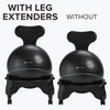 image:imageGaiam Classic Balance Ball Chair Leg Extenders Only Compatible with Classic Chair amp Classic Backless Chair