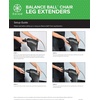 image:imageGaiam Classic Balance Ball Chair Leg Extenders Only Compatible with Classic Chair amp Classic Backless Chair