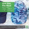 image:imageGaiam Classic Fitness Hat Ponytail Cap Women  QuickDry Sweatband  Ponytail Hole  MoistureWicking  Running Hiking amp Beach  Adjustable FitLeopard Print