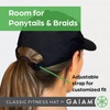 image:imageGaiam Classic Fitness Hat Ponytail Cap Women  QuickDry Sweatband  Ponytail Hole  MoistureWicking  Running Hiking amp Beach  Adjustable FitWhite