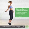 image:imageGaiam Classic Speed Rope for Women and Men  Jumping Rope for Fitness and Exercise  Lightweight TangleFree Portable and Adjustable Jump Rope for Training Cardio Aerobic Skipping