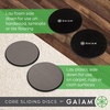 image:imageGaiam Core Sliding Discs  Dual Sided Workout Sliders for Carpet amp Hardwood Floor  Home Ab Pads Exercise Equipment Fitness Sliders for Women and Men1 EA Pack of 12