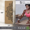 image:imageGaiam Cork Yoga Exercise Mat  Natural Sustainable Cork Resists Sweat and Odors  NonSlip TPE Backing Prevents Slipping Great for Hot Yoga Pilates Fitness Working Out 68 x 24Print