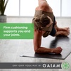 image:imageGaiam DryGrip Yoga Mat NonSlip Hot Yoga  Sweatresistant drygrip surface stays nonslip even in hot yoga Cushioned support for floor workoutsBlue