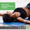 image:imageGaiam DryGrip Yoga Mat NonSlip Hot Yoga  Sweatresistant drygrip surface stays nonslip even in hot yoga Cushioned support for floor workoutsPurple