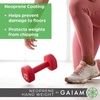 image:imageGaiam Dumbbell Hand Weight Sold in Singles  Neoprene Coated Exercise amp Fitness Dumbbell for Home Gym Workouts and Strength Training  Free Weights for Women and Men12lb
