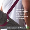 image:imageGaiam EasyCinch Yoga Mat Sling  Durable Carrying Strap for Yoga Mat with Metal DRings for Secure Fit No Mat IncludedTurquoise Sea Or Granite Storm