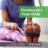 image:imageGaiam EasyCinch Yoga Mat Sling  Durable Carrying Strap for Yoga Mat with Metal DRings for Secure Fit No Mat IncludedTurquoise Sea Or Granite Storm