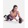 image:imageGaiam Essentials Ab Roller Wheel  Knee Pad Abs Exercise Equipment Trainer with Comfort Grip Handles amp Large Non Skid Wheel Black