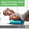 image:imageGaiam Essentials Foam Roller High Density Firm Deep Tissue Muscle Massager for Back Pain amp Sore Muscles18inch  Black
