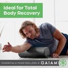 image:imageGaiam Essentials Foam Roller High Density Firm Deep Tissue Muscle Massager for Back Pain amp Sore Muscles18inch  Black