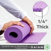 image:imageGaiam Essentials Premium Yoga Mat with Yoga Mat Carrier Sling 72L x 24W x 14 Inch Thick