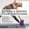 image:imageGaiam Essentials Yoga Mat Set for Beginners  Kit Includes Premium Yoga Mat 72Long x 24W x 6mm Thick with Yoga Mat Carrier Sling Yoga Block 2 Pack 6ft Yoga Strap Hot Yoga Towel