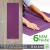 image:imageGaiam Essentials Yoga Mat Set for Beginners  Kit Includes Premium Yoga Mat 72Long x 24W x 6mm Thick with Yoga Mat Carrier Sling Yoga Block 2 Pack 6ft Yoga Strap Hot Yoga Towel