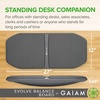 image:imageGaiam Evolve Balance Board Standing Desk Anti Fatigue Wobble Board for Home Office Physical Therapy Exercise Equipment Stability Rocker for Constant Movement Increase Focus Floor Mat AlternativeGreyBlack