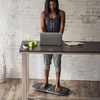 image:imageGaiam Evolve Balance Board Standing Desk Anti Fatigue Wobble Board for Home Office Physical Therapy Exercise Equipment Stability Rocker for Constant Movement Increase Focus Floor Mat AlternativeGreyBlack