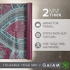image:imageGaiam Foldable Yoga Mat 2mm Icy PaisleyBe Free