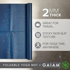 image:imageGaiam Foldable Yoga Mat 2mm Icy PaisleyBlue Sundial