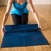 image:imageGaiam Foldable Yoga Mat 2mm Icy PaisleyBlue Sundial