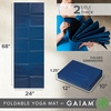 image:imageGaiam Foldable Yoga Mat 2mm Icy PaisleyBlue Sundial