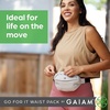 image:imageGaiam Go for It Waist Pack Adjustable Fanny Pack Crossbody Bags for Women amp Men  Waterproof Cross Body Bag with Zippered Pockets Running Belt Bag Ideal for Vacation amp TravelHigh Tide