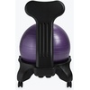 image:imageGaiam Kids Balance Ball Chair Active Seating Metal Frame BlueGreen  52cm AntiBurst Stability Ball  Core Engagement While Sitting  Pump Included  Home amp Office Desk Use  Active SeatingPurple