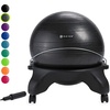 image:imageGaiam Kids Balance Ball Chair Active Seating Metal Frame BlueGreen  52cm AntiBurst Stability Ball  Core Engagement While Sitting  Pump Included  Home amp Office Desk Use  Active SeatingCharcoal