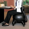 image:imageGaiam Kids Balance Ball Chair Active Seating Metal Frame BlueGreen  52cm AntiBurst Stability Ball  Core Engagement While Sitting  Pump Included  Home amp Office Desk Use  Active SeatingBlack
