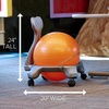 image:imageGaiam Kids Balance Ball Chair Active Seating Metal Frame BlueGreen  52cm AntiBurst Stability Ball  Core Engagement While Sitting  Pump Included  Home amp Office Desk Use  Active SeatingBlueOrange