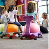 image:imageGaiam Kids Balance Ball Chair Active Seating Metal Frame BlueGreen  52cm AntiBurst Stability Ball  Core Engagement While Sitting  Pump Included  Home amp Office Desk Use  Active SeatingBlueOrange