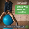image:imageGaiam Kids Balance Ball Chair Active Seating Metal Frame BlueGreen  52cm AntiBurst Stability Ball  Core Engagement While Sitting  Pump Included  Home amp Office Desk Use  Active SeatingBlueGreen