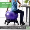 image:imageGaiam Kids Balance Ball Chair Active Seating Metal Frame BlueGreen  52cm AntiBurst Stability Ball  Core Engagement While Sitting  Pump Included  Home amp Office Desk Use  Active SeatingCharcoal