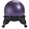 image:imageGaiam Kids Balance Ball Chair Active Seating Metal Frame BlueGreen  52cm AntiBurst Stability Ball  Core Engagement While Sitting  Pump Included  Home amp Office Desk Use  Active SeatingPurple