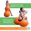 image:imageGaiam Kids Peanut Ball Chair Flexible Seating for Classroom  Active Bounce Seat  Wiggly Kids  Core Engagement  Ball ChairLime Green
