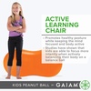 image:imageGaiam Kids Peanut Ball Chair Flexible Seating for Classroom  Active Bounce Seat  Wiggly Kids  Core Engagement  Ball ChairOrange