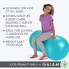 image:imageGaiam Kids Peanut Ball Chair Flexible Seating for Classroom  Active Bounce Seat  Wiggly Kids  Core Engagement  Ball ChairTeal