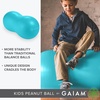 image:imageGaiam Kids Peanut Ball Chair Flexible Seating for Classroom  Active Bounce Seat  Wiggly Kids  Core Engagement  Ball ChairTeal