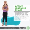 image:imageGaiam Kids Peanut Ball Chair Flexible Seating for Classroom  Active Bounce Seat  Wiggly Kids  Core Engagement  Ball ChairTeal