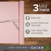 image:imageGaiam Kids Printed Yoga Mat NonToxic Fun Design 3mm  Ages 58  Textured NonSlip Surface  6PFree PVC  60L x 24W  Downloadable Kids Yoga ClassBallerina