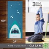 image:imageGaiam Kids Printed Yoga Mat NonToxic Fun Design 3mm  Ages 58  Textured NonSlip Surface  6PFree PVC  60L x 24W  Downloadable Kids Yoga ClassChomper
