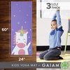 image:imageGaiam Kids Printed Yoga Mat NonToxic Fun Design 3mm  Ages 58  Textured NonSlip Surface  6PFree PVC  60L x 24W  Downloadable Kids Yoga ClassTwinkle Toes