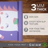 image:imageGaiam Kids Printed Yoga Mat NonToxic Fun Design 3mm  Ages 58  Textured NonSlip Surface  6PFree PVC  60L x 24W  Downloadable Kids Yoga ClassTwinkle Toes