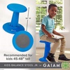 image:imageGaiam Kids Wobble Stool Desk Chair Flexible Seating  Wobble Stool for Active Classroom Seating  Core Engagement Balance amp Focus  Adjustable Height  Home amp SchoolBlue