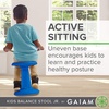 image:imageGaiam Kids Wobble Stool Desk Chair Flexible Seating  Wobble Stool for Active Classroom Seating  Core Engagement Balance amp Focus  Adjustable Height  Home amp SchoolBlue