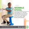 image:imageGaiam Kids Wobble Stool Desk Chair Flexible Seating  Wobble Stool for Active Classroom Seating  Core Engagement Balance amp Focus  Adjustable Height  Home amp SchoolBlue
